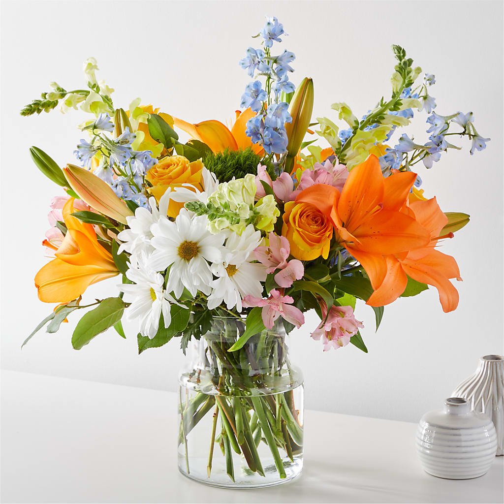 Sun Salutation Bouquet – CHARLIE'S FLOWERS & GOURMET BASKETS, Rahway NJ