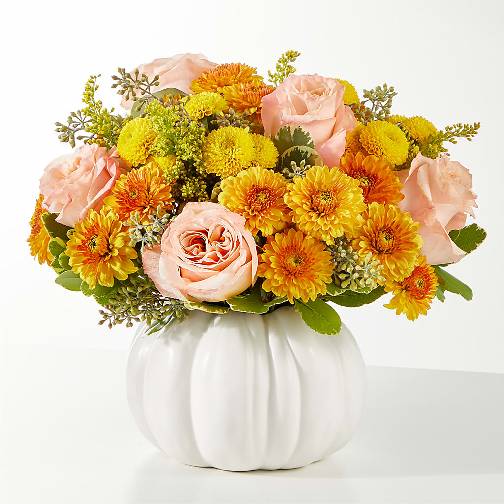 Peachy Pumpkin – CHARLIE'S FLOWERS & GOURMET BASKETS, Rahway NJ