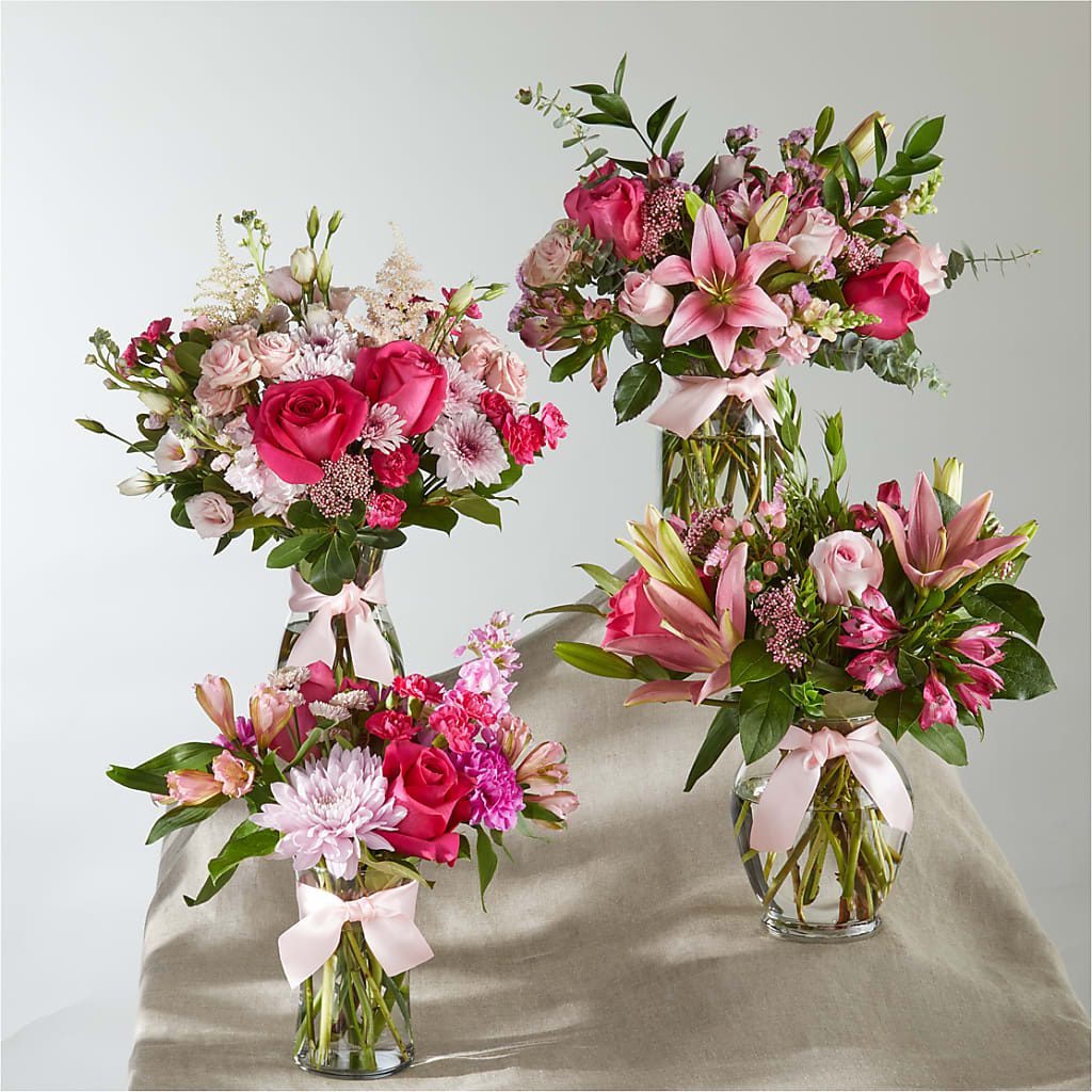 Pink Ribbon - A Florist Original – CHARLIE'S FLOWERS & GOURMET BASKETS, Rahway NJ