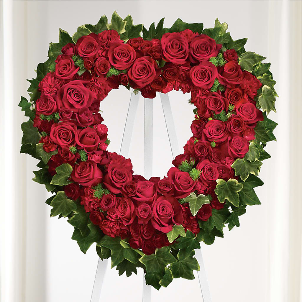 Wholehearted Standing Spray – CHARLIE'S FLOWERS & GOURMET BASKETS, Rahway NJ