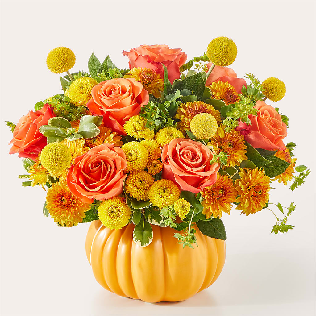 Gourdgeous Pumpkin – CHARLIE'S FLOWERS & GOURMET BASKETS, Rahway NJ