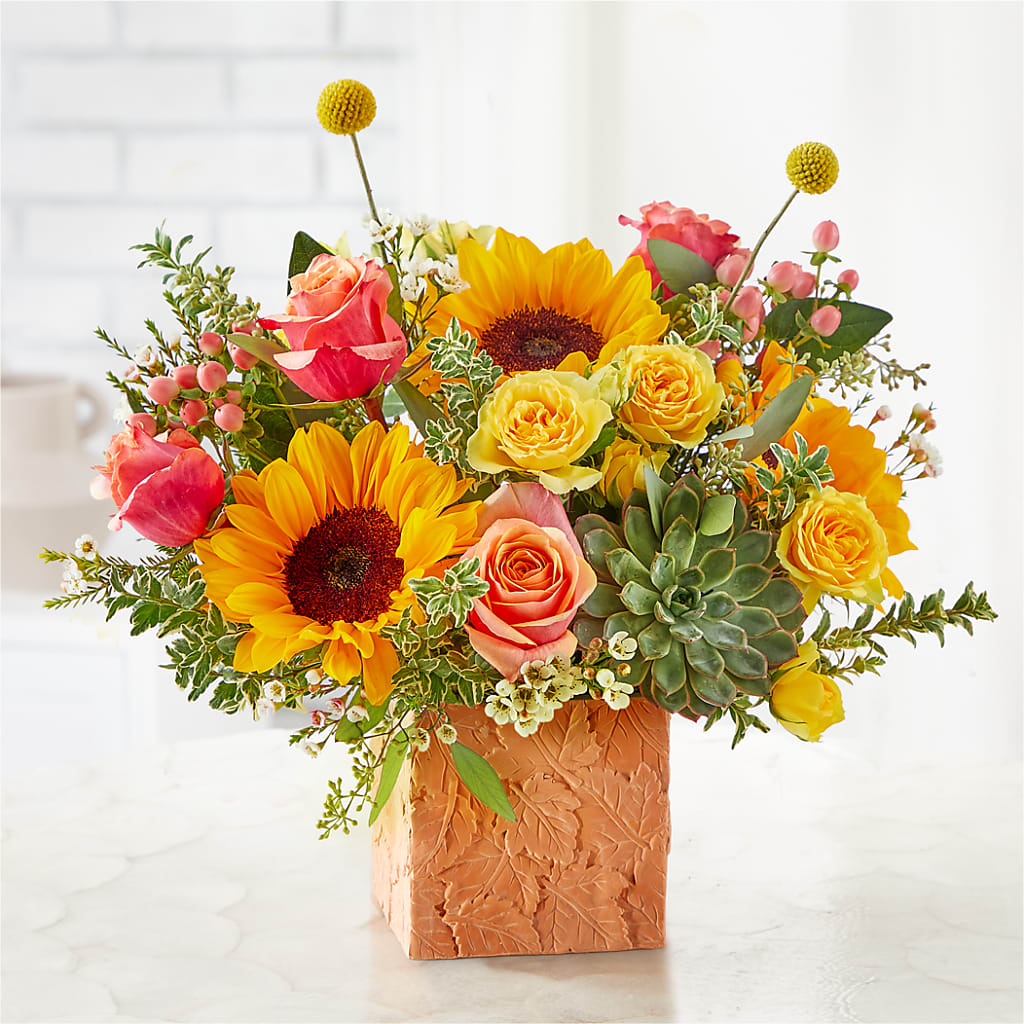 Sunflower Season Bouquet – CHARLIE'S FLOWERS & GOURMET BASKETS, Rahway NJ