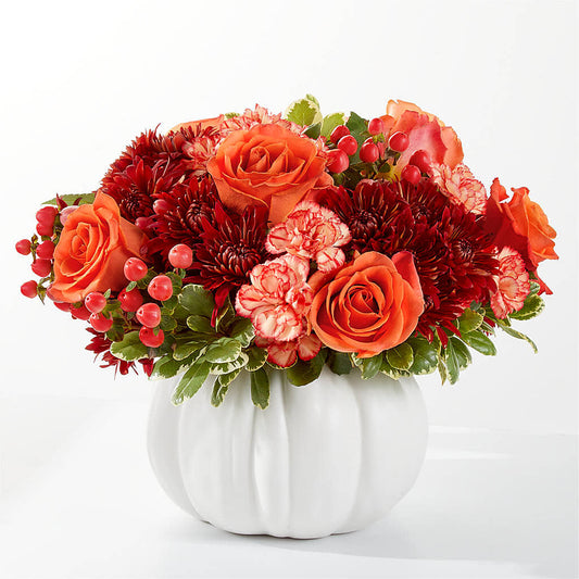 Autumn Air Pumpkin Bouquet – CHARLIE'S FLOWERS & GOURMET BASKETS, Rahway NJ