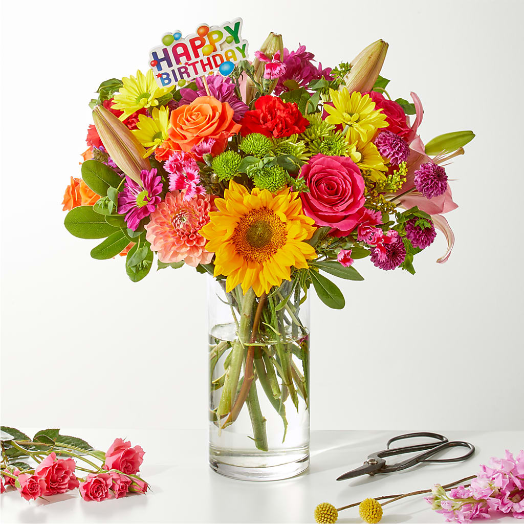 Cue the Confetti - A Florist Original – CHARLIE'S FLOWERS & GOURMET BASKETS, Rahway NJ