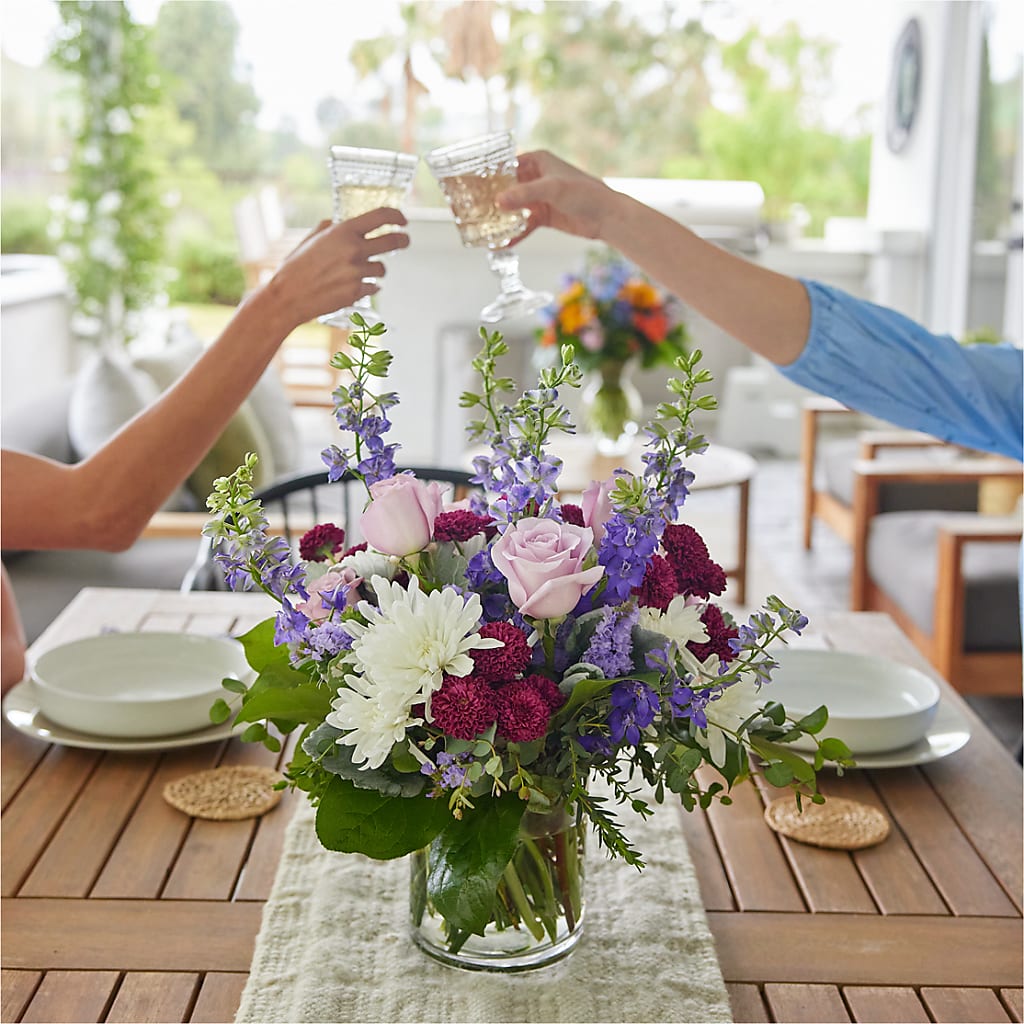 Violet Frost Bouquet – CHARLIE'S FLOWERS & GOURMET BASKETS, Rahway NJ
