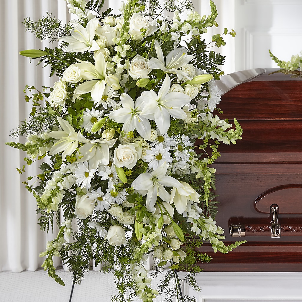 Loving Thoughts Standing Spray – CHARLIE'S FLOWERS & GOURMET BASKETS, Rahway NJ