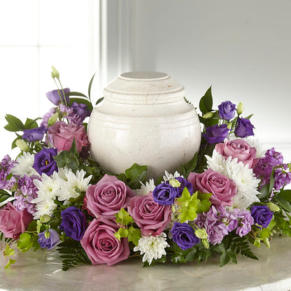 Blooming Sympathy Cremation Adornment – CHARLIE'S FLOWERS & GOURMET BASKETS, Rahway NJ