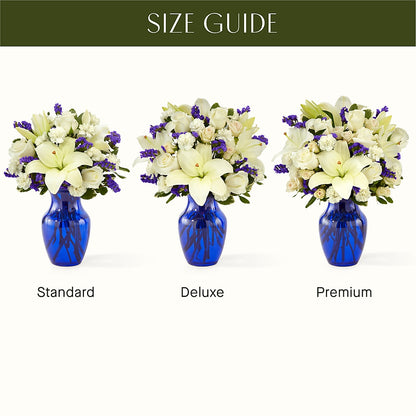Sapphire Rush Bouquet – CHARLIE'S FLOWERS & GOURMET BASKETS, Rahway NJ