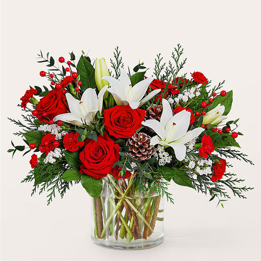 Best in Snow Bouquet – CHARLIE'S FLOWERS & GOURMET BASKETS, Rahway NJ